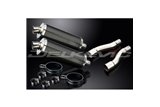 KIT SCARICO SILENZIATORE BSAU CARBONIO KAWASAKI GPZ500S 1987-2007 350MM