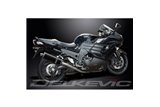 KAWASAKI ZZR1400 ZX14 2012-2023 KIT SCARICO SILENZIATORE BSAU IN CARBONIO DA 350 MM