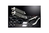 KIT SCARICO SILENZIATORE BSAU CARBONIO YAMAHA XJR1300 SP 1998-2007 350MM