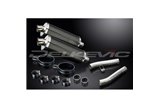 KIT SCARICO SILENZIATORE BSAU CARBONIO KAWASAKI ZZR1200 NINJA 2002-2005 350MM