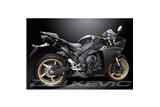 KIT SCARICO SILENZIATORE BSAU CARBONIO YAMAHA YZF-R1 YZFR1 2009-2014 350MM