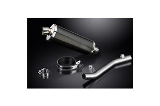 SUZUKI GSF650 BANDIT 2005-2007 350MM CARBON BSAU SILENCER EXHAUST KIT