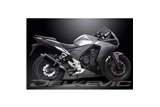 HONDA CBR500R 2013-2015 350MM CARBON BSAU SILENCER EXHAUST KIT