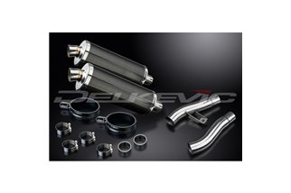 TRIUMPH TROPHY 900 1996-2002 KIT SCARICO SILENZIATORE BSAU CARBONIO 350MM