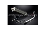 KIT SCARICO SILENZIATORE BSAU CARBONIO HONDA CB600F HORNET 03-06 HI LEV 350MM