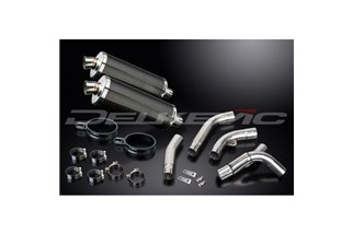 KAWASAKI ZX10R NINJA 2006-2007 350MM CARBON BSAU SILENCER EXHAUST KIT