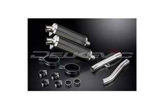 YAMAHA FJ1200 (3CV) 1988-1990 KIT SCARICO SILENZIATORE BSAU IN CARBONIO DA 350 MM