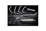 SISTEMA DI SCARICO COMPLETO 4-1 BLACKBIRD HONDA CBR1100XX 350MM INOX OVALE BSAU