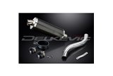 SUZUKI SV650 1998-2002 KIT SCARICO SILENZIATORE BSAU CARBONIO HI-LEVEL 350MM