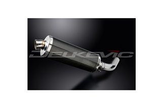 KIT SCARICO SILENZIATORE BSAU CARBONIO HONDA VFR800X CROSSRUNNER 11-19 350MM