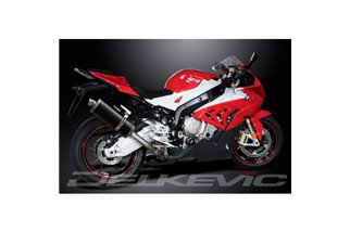 BMW S1000RR 2015-2016 KIT SCARICO SILENZIATORE BSAU CARBONIO OVALE 350MM