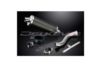 HONDA VFR750 1990-1993 HI LEVEL 350MM CARBON BSAU SILENCER EXHAUST KIT