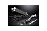 HONDA VFR750 1990-1993 HI LEVEL 350MM CARBON BSAU SILENCER EXHAUST KIT