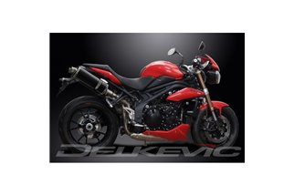 TRIUMPH SPEED TRIPLE 1050 11-14 KIT SCARICO SILENZIATORE BSAU CARBONIO 350MM