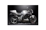 TRIUMPH SPEED TRIPLE 955I 02-04 KIT SCARICO BSAU CARBONIO OVALE 350MM HI LEVEL