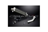 BMW K1200S 2005-2009 KIT SCARICO SILENZIATORE BSAU CARBONIO OVALE DA 350 MM