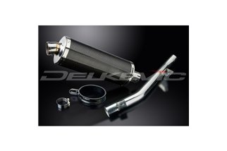 SUZUKI GSX750 1998-2002 KIT SCARICO SILENZIATORE BSAU CARBONIO OVALE 350MM