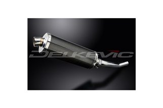 SUZUKI GSX750 1998-2002 KIT SCARICO SILENZIATORE BSAU CARBONIO OVALE 350MM