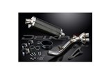 HONDA CB1000R-RA 2008-2017 DECAT 350MM OVAL CARBON BSAU SILENCER EXHAUST KIT