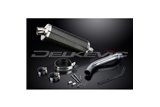 SUZUKI SV650 S 03-15 HI-LEVEL 350MM OVAL CARBON BSAU SILENCER EXHAUST KIT