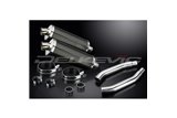 SUZUKI GSXR1100 KLMN 1989-93 KIT SCARICO SILENZIATORE BSAU CARBONIO OVALE DA 350 MM