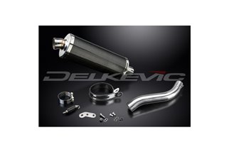 DUCATI SCRAMBLER FULL THROTTLE 2015-2016 350MM OVAL CARBON BSAU EXHAUST KIT