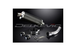 BMW R1200GS 2010-2013 350MM OVAL CARBON BSAU SILENCER EXHAUST KIT