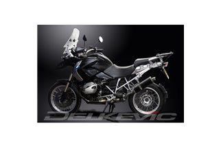 BMW R1200GS 2010-2013 350MM OVAL CARBON BSAU SILENCER EXHAUST KIT