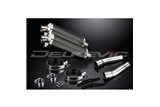 DUCATI MONSTER 620-695-800 02-08 KIT SCARICO SILENZIATORE BSAU CARBONIO OVALE 350MM