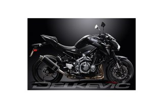 KIT SCARICO SILENZIATORE BSAU CARBONIO OVALE KAWASAKI Z900 2017-2019 350MM