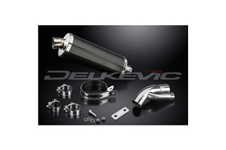 BMW S1000XR 2015-2018 KIT SCARICO SILENZIATORE BSAU CARBONIO OVALE DA 350 MM