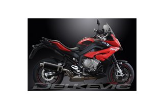 BMW S1000XR 2015-2018 KIT SCARICO SILENZIATORE BSAU CARBONIO OVALE DA 350 MM