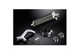 BMW R1200GS 2004-2007 KIT SCARICO SILENZIATORE BSAU CARBONIO OVALE 350MM