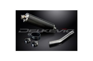 YAMAHA YZF750R 1994-1998 450MM OVAL CARBON BSAU SILENCER EXHAUST KIT