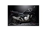 SUZUKI GSF1250 BANDIT 07-16 SISTEMA DI SCARICO COMPLETO SILENZIATORE OVALE INOX DA 350 MM