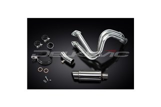 KAWASAKI NINJA 650 2017-21 SISTEMA DI SCARICO COMPLETO SILENZIATORE TONDO INOX 200MM