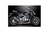 KAWASAKI Z900 17-19 SISTEMA DI SCARICO COMPLETO SILENZIATORE TONDO INOX 200MM