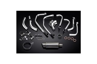 HONDA VFR800X CROSSRUNNER 11-14 SCARICO COMPLETO SILENZIATORE TONDO INOX 200MM