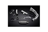 TRIUMPH STREET TRIPLE 675 13-16 DECAT SCARICO COMPLETO 3-1 SILENZIATORE TONDO DA 200 MM