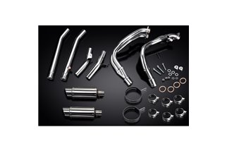 SUZUKI GSX1300R HAYABUSA 99-07 DECAT SCARICO COMPLETO 4-2 200MM INOX TONDO