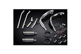 SUZUKI GSX1300R HAYABUSA 99-07 DECAT SCARICO COMPLETO 4-2 200MM INOX TONDO