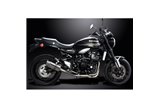 KAWASAKI Z900RS Z900SE 18-24 SISTEMA DI SCARICO COMPLETO SILENZIATORE TONDO INOX 200MM