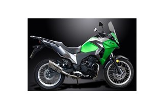 KAWASAKI VERSYS-X 300 2017-2023 SCARICO COMPLETO 2-1 SILENZIATORE TONDO INOX 200MM