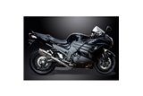 KAWASAKI ZZR1400 ZX14 2012-23 SISTEMA DI SCARICO 4-1 SILENZIATORE TONDO INOX DA 200 MM