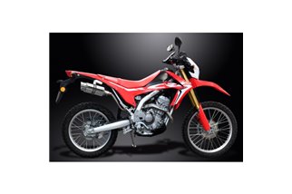 HONDA CRF250L 2017-2020 FULL EXHAUST SYSTEM 200MM STAINLESS ROUND SILENCER