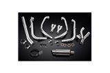 SUZUKI GSX1300R HAYABUSA 08-20 4-1 EXHAUST SYSTEM 200MM STAINLESS ROUND SILENCER