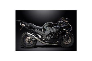 KAWASAKI ZZR1400 08-11 SISTEMA DI SCARICO 4-1 SILENZIATORE TONDO INOX 200MM