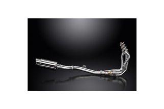 KAWASAKI 1000SX NINJA 2020-24 SISTEMA DI SCARICO COMPLETO SILENZIATORE TONDO INOX DA 200 MM