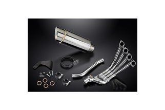 HONDA CB650R CB650R 2019-2021 4-1 SCARICO COMPLETO SILENZIATORE TONDO INOX DA 200 MM