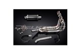 SISTEMA DI SCARICO COMPLETO YAMAHA YZF600R THUNDERCAT 225MM CARBONIO OVALE TUTTI GLI ANNI